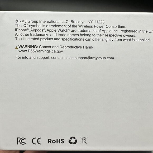 Wireless Charging Station W/ Alarm Clock 3-in-1 Qi Apple Watch AirPods iPhone - Picture 8 of 8